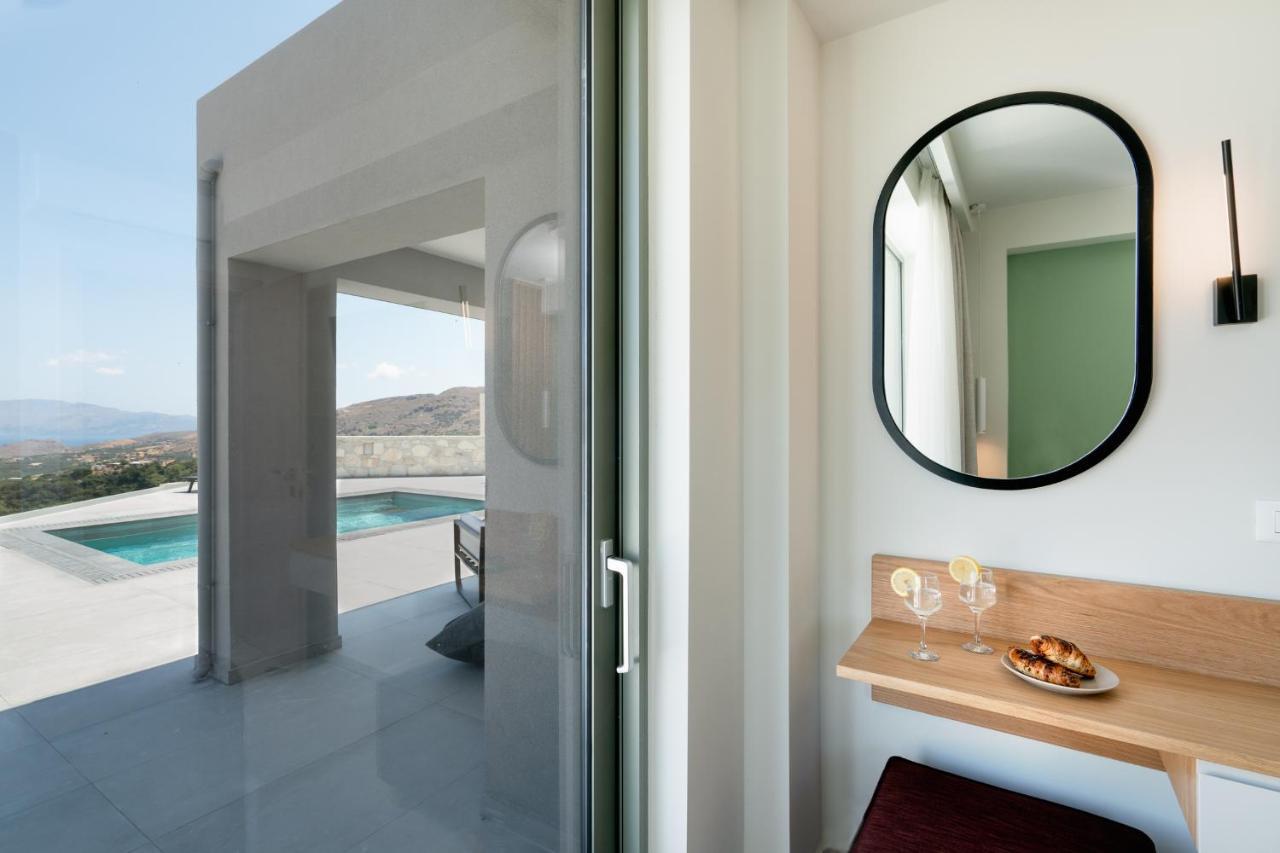 Luxurious Villa Cretan Aura With Private Heated Pool, Jacuzzi And Playroom Agios Ioannis  Exterior foto
